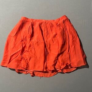J. Crew Fiery Orange Skirt